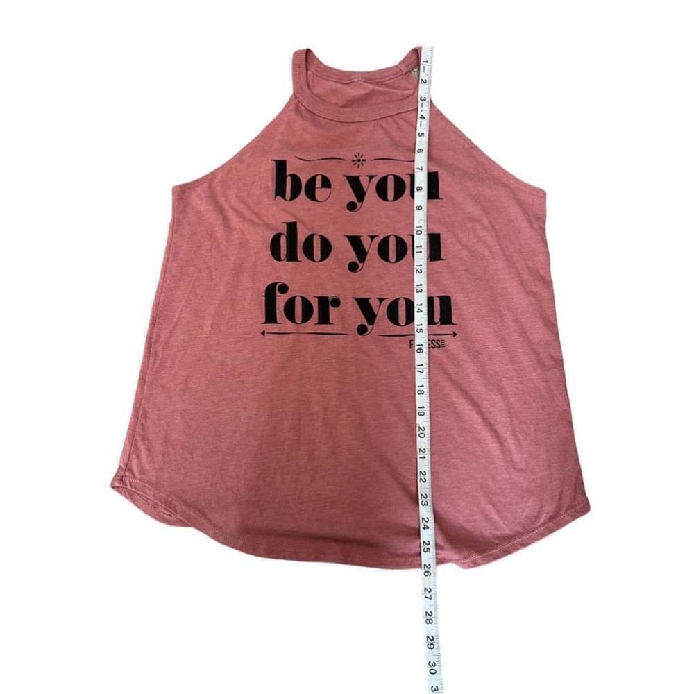 Graphic Print Loose Fit High Neck Sleeveless Tank Top Workout Athletic Shirt M - Picture 5 of 6